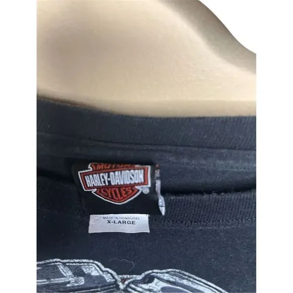 Harley-Davidson Men's XL Black Vintage Graphic T-Shirt Short Sleeve - Picture 3 of 4